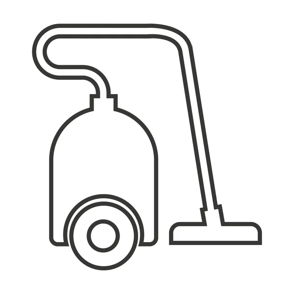 Vaccum cleaner isolated icon design — Stock Vector