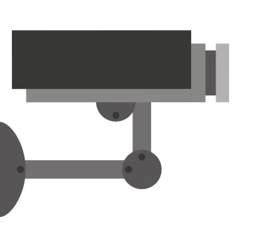 güvenlik kamerası simgesi tasarım izole