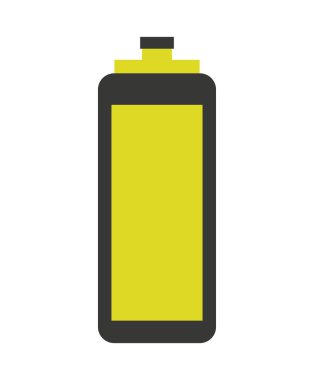 şişe su izole simgesi