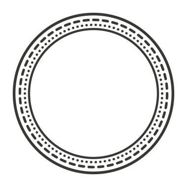 Victoria kare simgesi tasarım izole