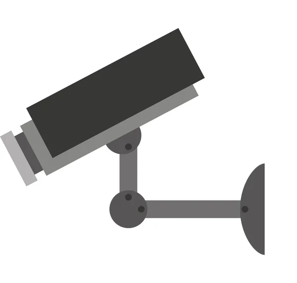 Biztonsági kamera elszigetelt ikon tervezés — Stock Vector