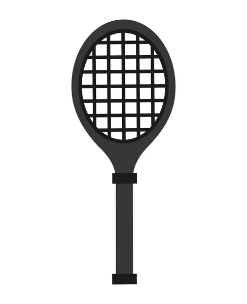 Ρακέτα τένις απομονωθεί εικονίδιο σχεδιασμός — Διανυσματικό Αρχείο
