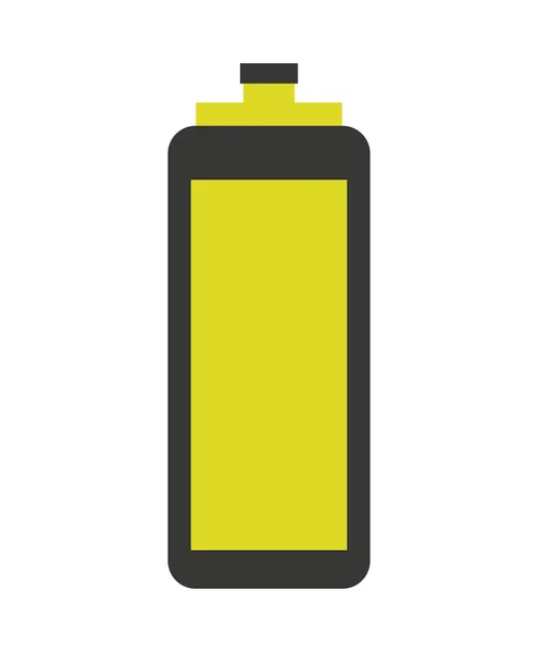 Bottiglia acqua isolato icona design — Vettoriale Stock