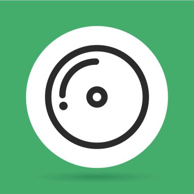 cd simgesi. Müzik ve Ses tasarımı. Vektör grafiği