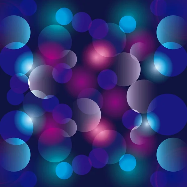 Fondo de luces borrosas. Diseño de fondo de pantalla. Gráfico vectorial — Archivo Imágenes Vectoriales