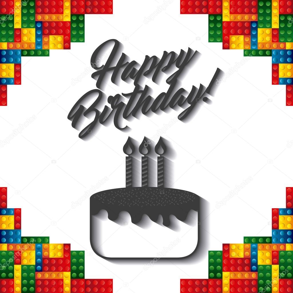 Vectores de Cumpleaños lego, imágenes vectoriales | DepositPhotos, image size:1024x1024
