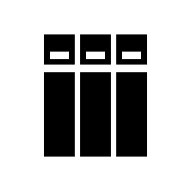 Eğitim ve kitaplar izole düz simgesi.