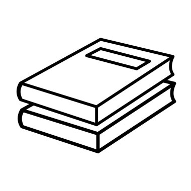 Eğitim ve kitaplar izole düz simgesi.