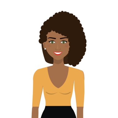 İş kadını ile şık takım elbise çizgi film.