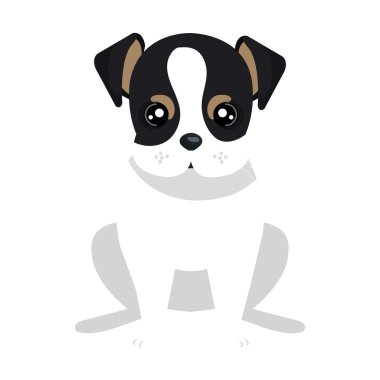 Köpek ve evcil hayvan grafik tasarım çizgi film