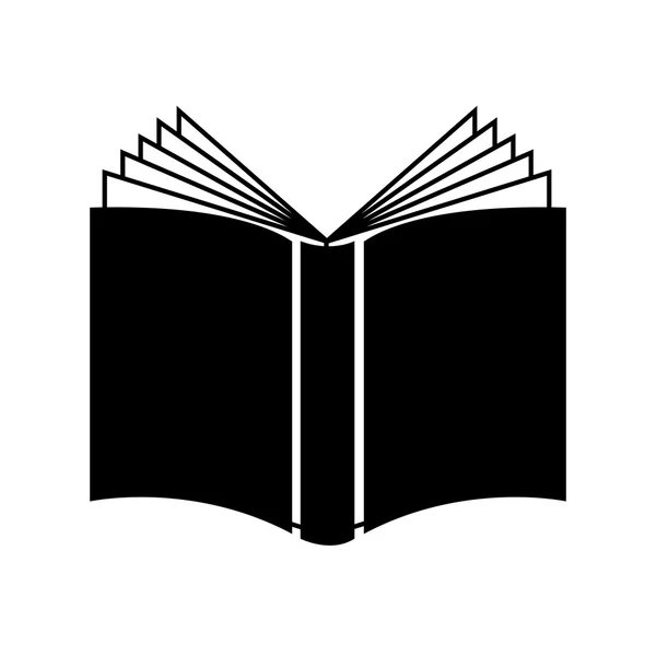 Educação e livros isolado ícone plana . — Vetor de Stock
