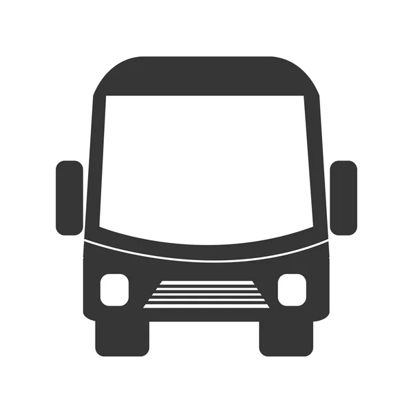 Bus veicolo, servizio di trasporto tema design . — Vettoriale Stock
