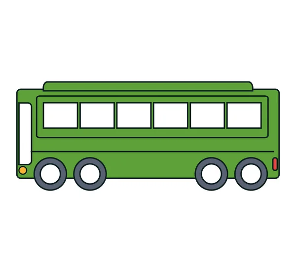 Veículo de ônibus, design de tema de serviço de transporte . — Vetor de Stock