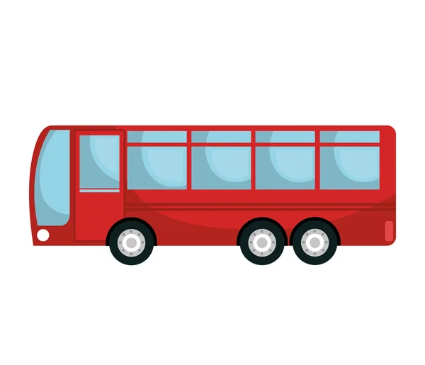 Veículo de ônibus, design de tema de serviço de transporte . —  Vetores de Stock