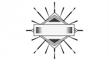 Mühür simgesi tasarım hatları ile