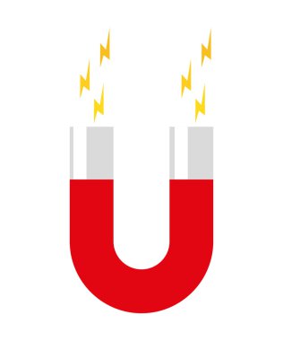 izole mıknatıs simgesi tasarım