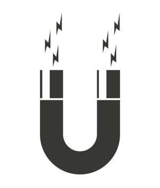 izole mıknatıs simgesi tasarım