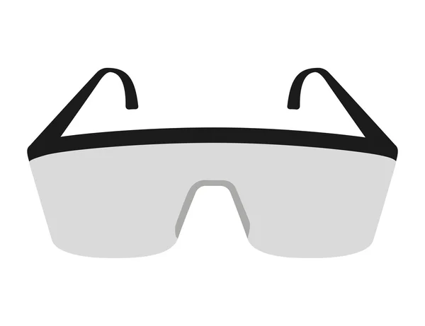 Laboratoriet goggles isolerade ikon design — Stock vektor