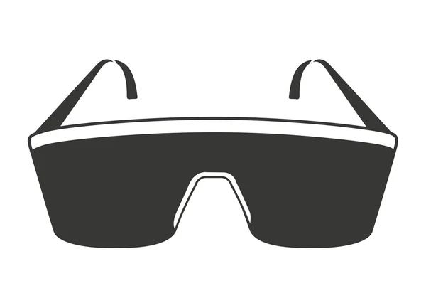 Laboratoriet goggles isolerade ikon design — Stock vektor