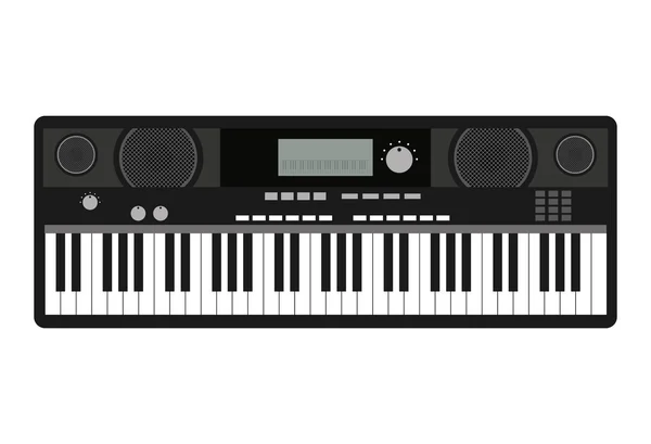 Synthesizer isolated icon design — Stock Vector