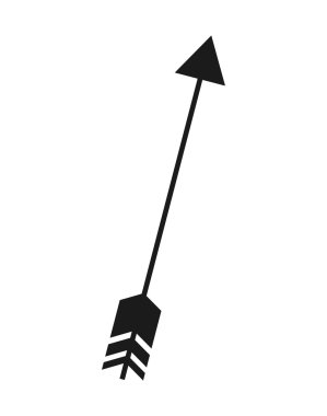 çerçeve ile okları izole simgesi tasarım