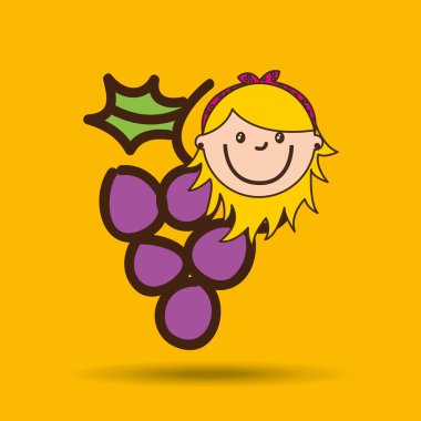 meyve doğa sağlıklı çizgi film gıda