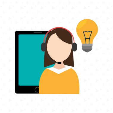 kişi ve ampul tasarım