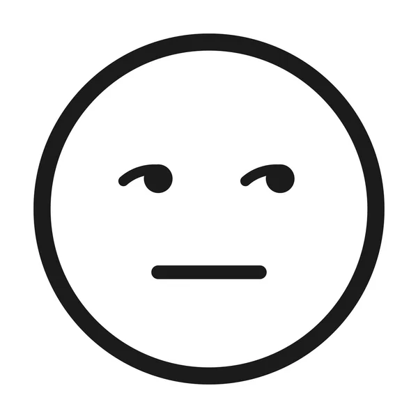 Face emoticon design ícone isolado —  Vetores de Stock