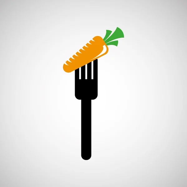 Nourriture nature légumes santé — Image vectorielle