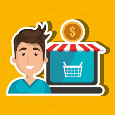 İş internet online e-ticaret satın