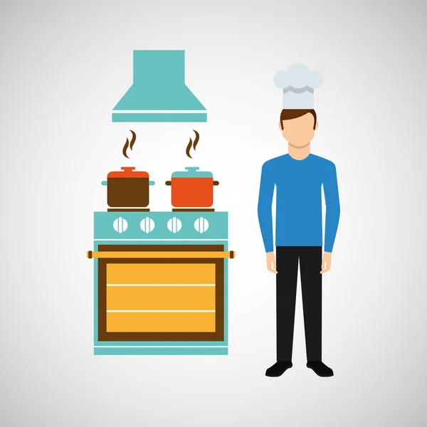 Κουζίνα εργαλείων τροφίμων μαγειρικά σκεύη — Διανυσματικό Αρχείο