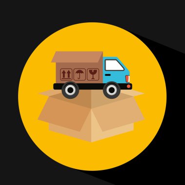 ulaşım teslim hizmet kutusu ambar