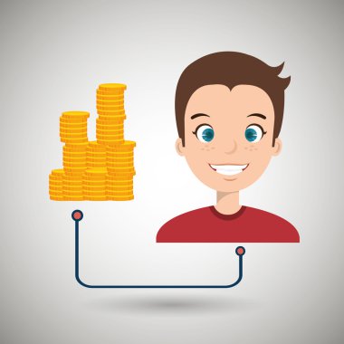 paralar izole simgesi tasarım adamla