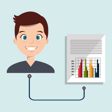 adam izole grafik simge tasarımı ile