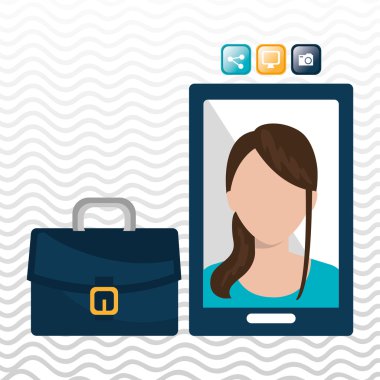 izole iş adamları simgesi tasarım