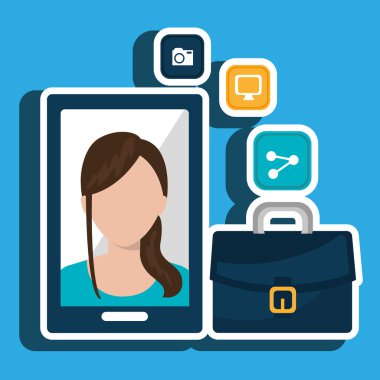 izole iş adamları simgesi tasarım