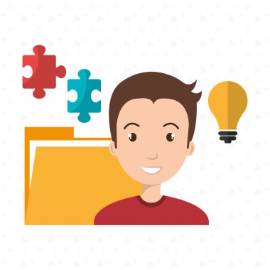 adam dosyaları izole simgesi tasarım ile