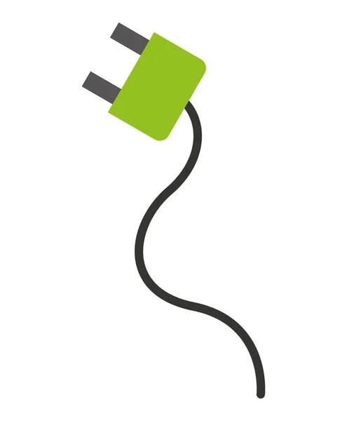 Design icône isolée prise électrique — Image vectorielle