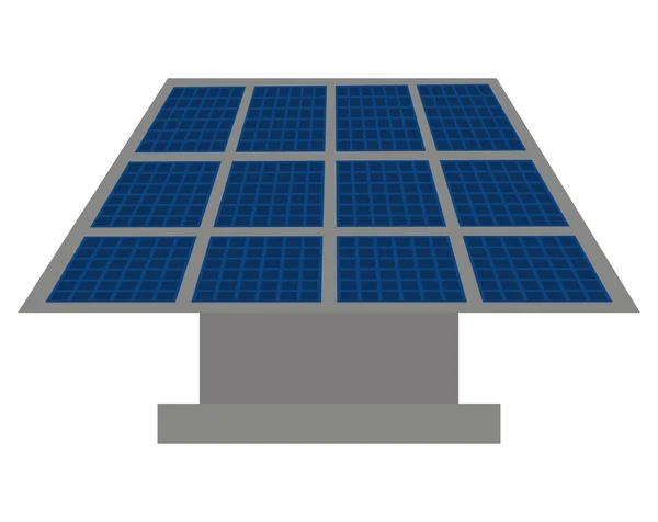 Solarpaneel isolierte Ikone Design — Stockvektor