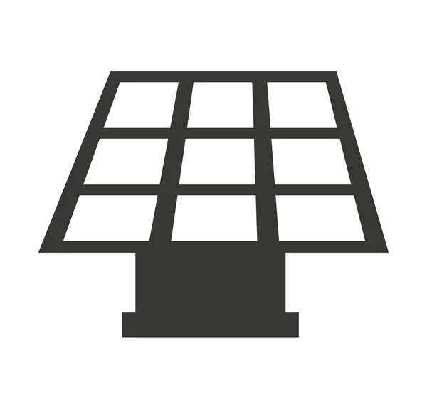 Panel solar aislado icono de diseño — Archivo Imágenes Vectoriales
