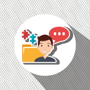 adam dosyaları izole simgesi tasarım ile