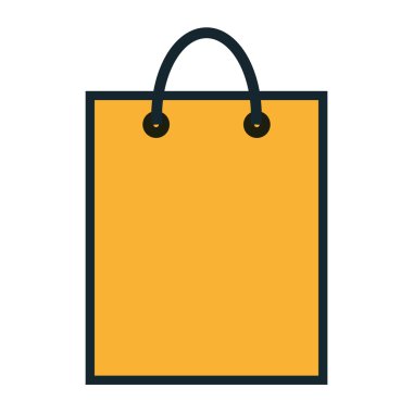 Alışveriş ve ticaret simgesini grafik tasarım.