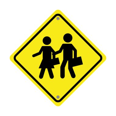 trafik işareti simgesi tasarım izole