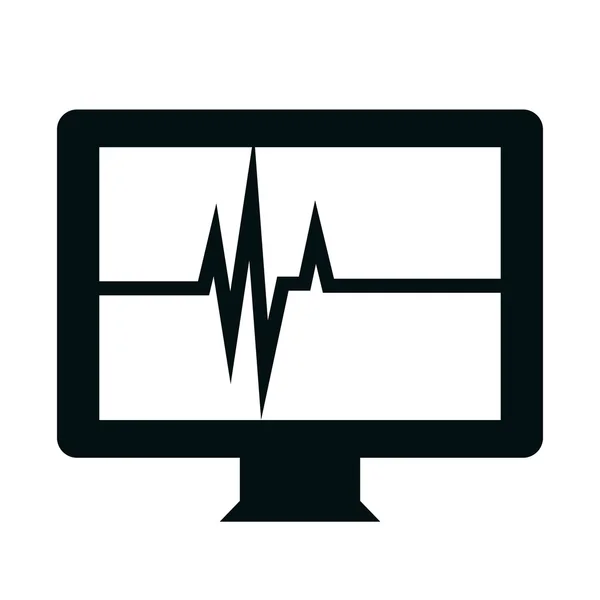 Medical heatlhcare ícone isolado design gráfico . — Vetor de Stock