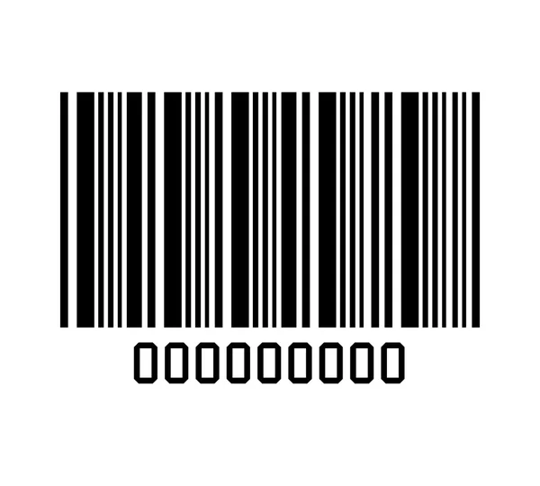 Bar code with serial number icon. — Stock Vector