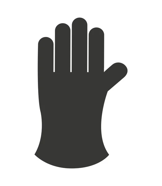 Фермерська рукавичка ізольований дизайн іконок — стоковий вектор
