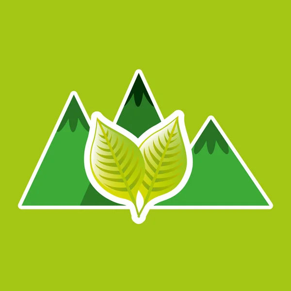 Ecololgy πράσινο έννοια — Διανυσματικό Αρχείο