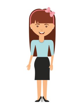 izole kadın avatar simge