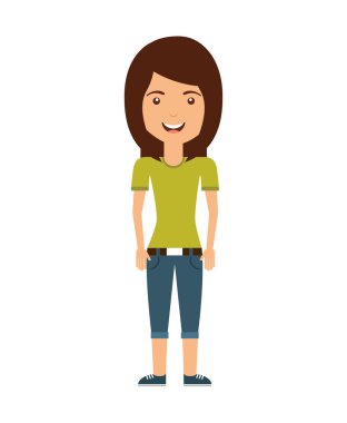 izole kadın avatar simge