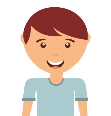 adam avatar izole simgesi